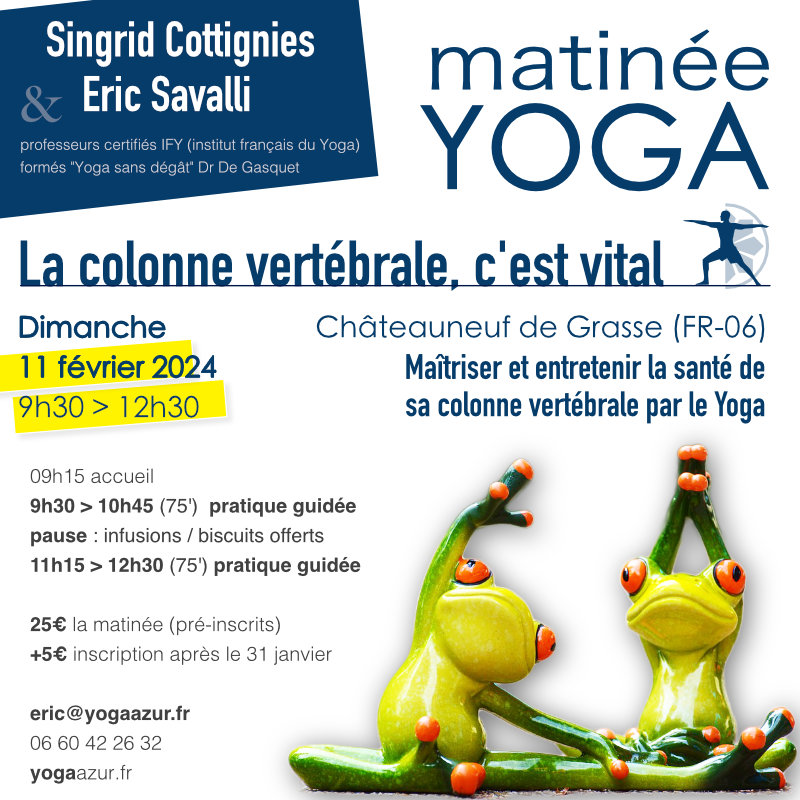 Stage matinée de Yoga - 02/2024
